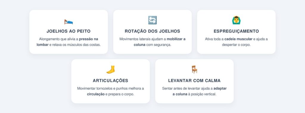 Alongamentos simples para fazer ainda na cama