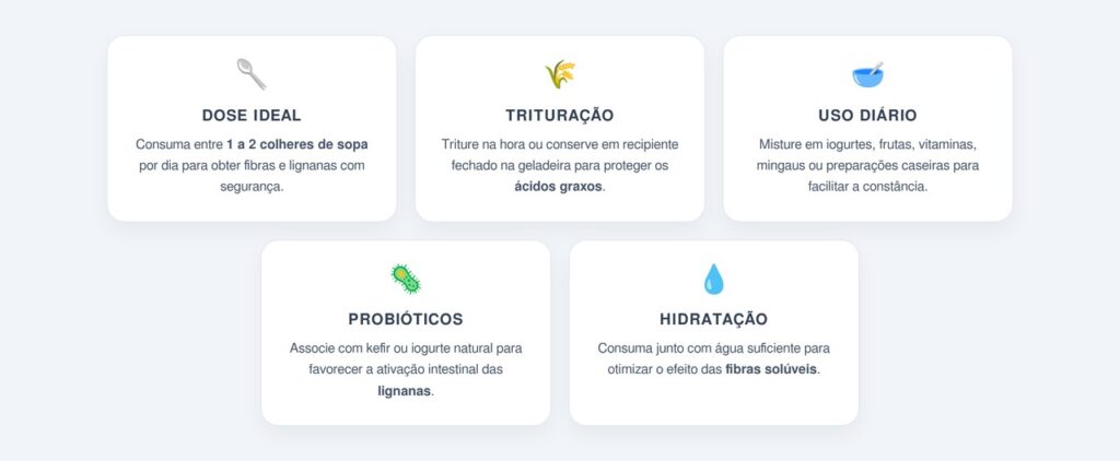 Como consumir a linhaça crua triturada na rotina?