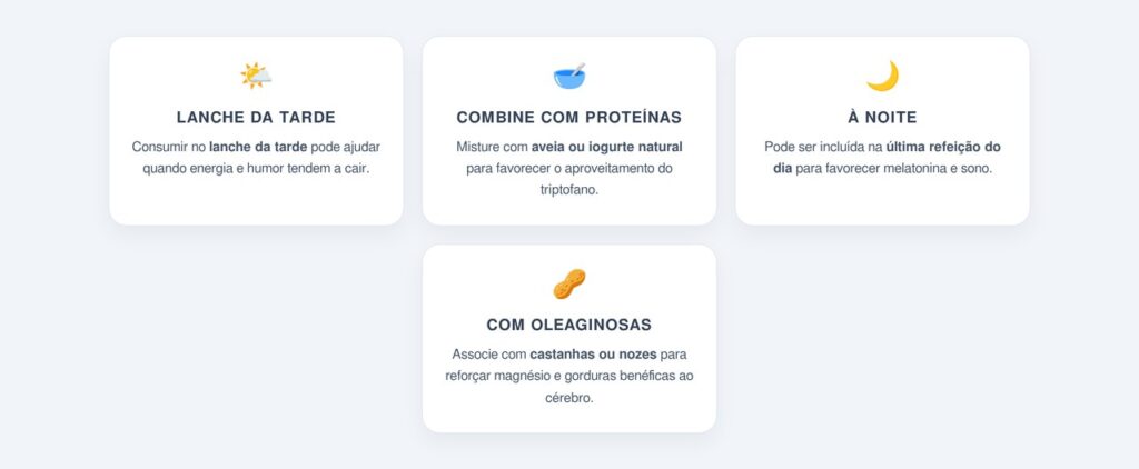 Como incluir a banana na rotina para beneficiar o humor?