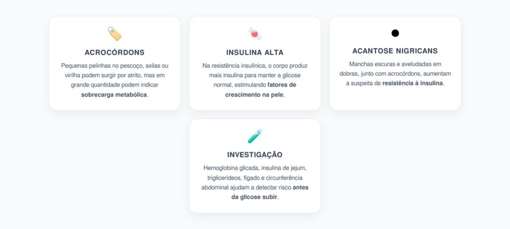 Acrocórdons no Pescoço: Sinal Precoce de Resistência Insulínica