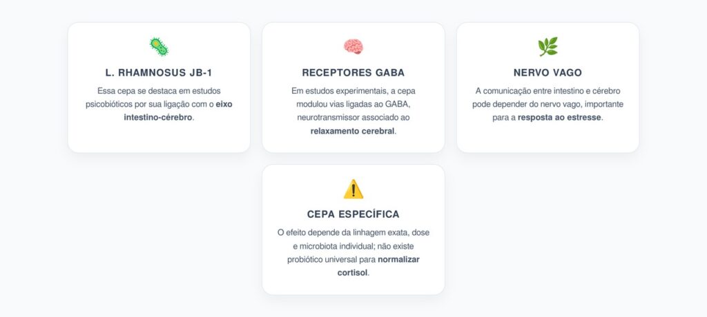 Lactobacillus rhamnosus JB-1: A Cepa Psicobiótica Ligada ao Cortisol e Estresse