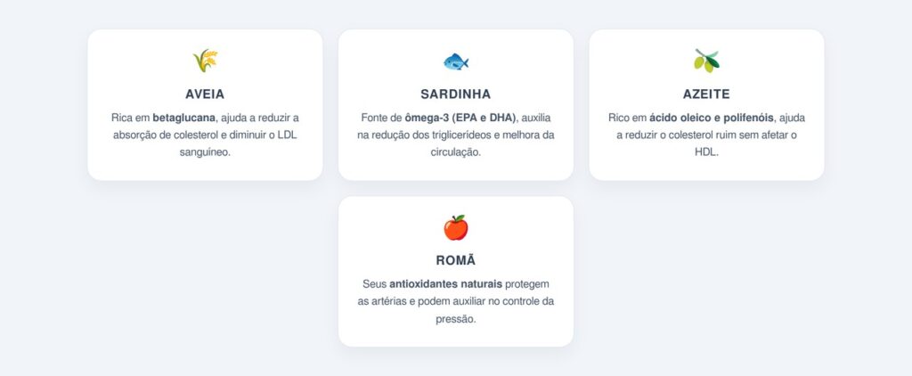 Quais alimentos são mais indicados para a saúde do coração?