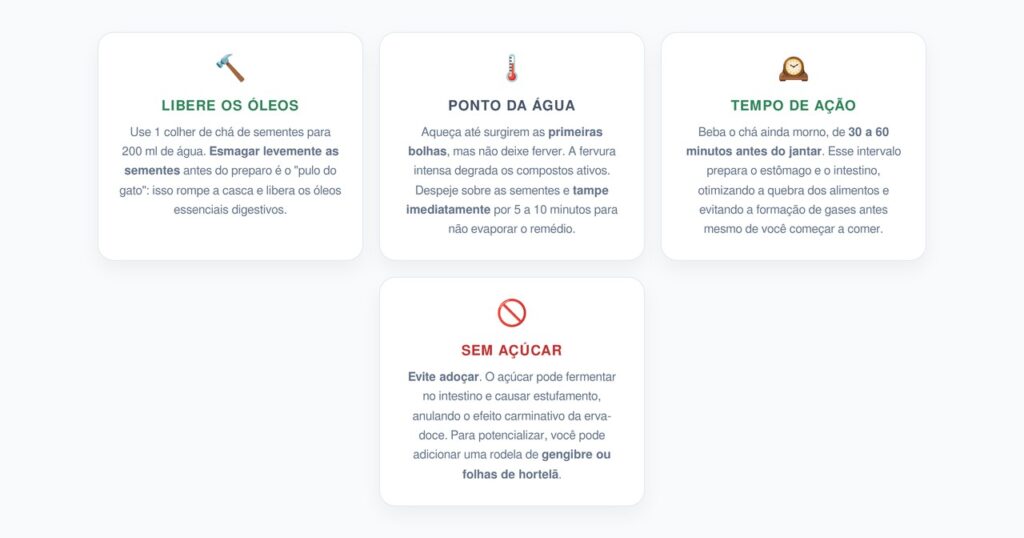 Chá de Erva-Doce: Como Extrair o Máximo Poder Digestivo