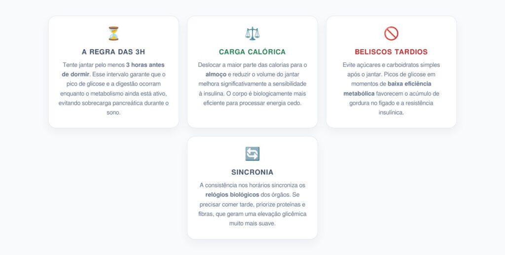 O Horário do Jantar: O que a Ciência Recomenda