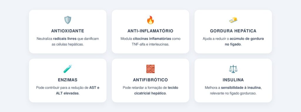 Quais são os principais benefícios da cúrcuma para o fígado?
