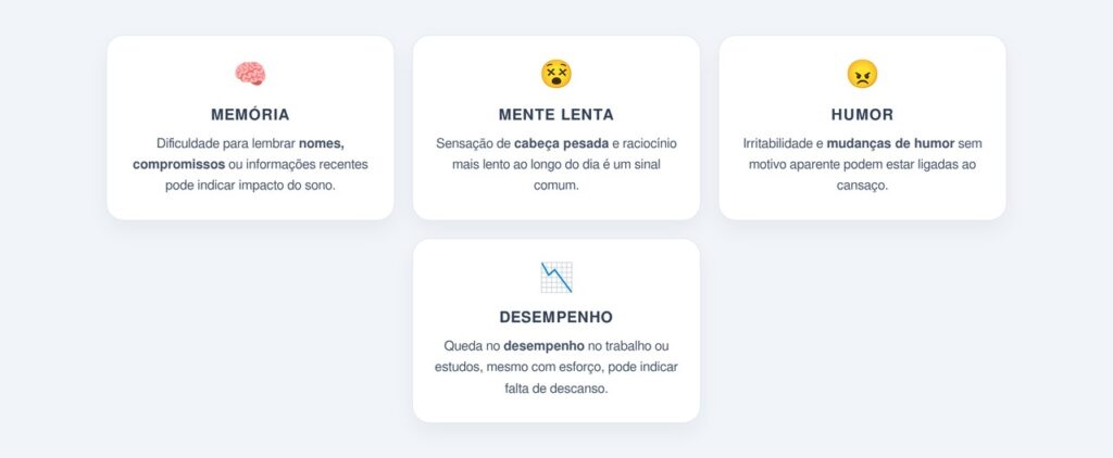 Sinais de que a falta de sono está afetando sua memória