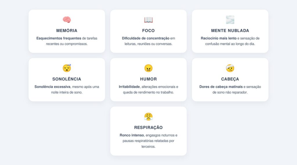 Quais sinais diurnos merecem atenção?