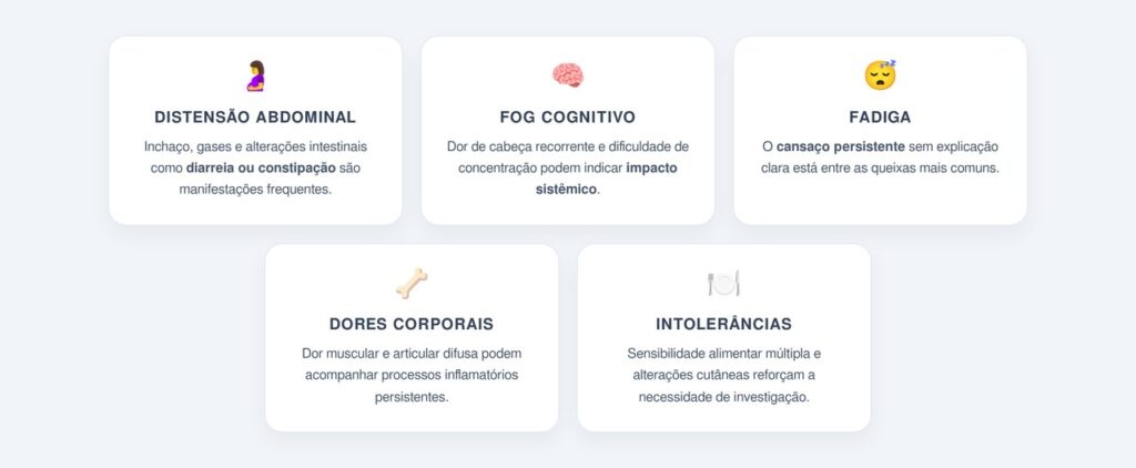 Quais são os sintomas mais comuns?