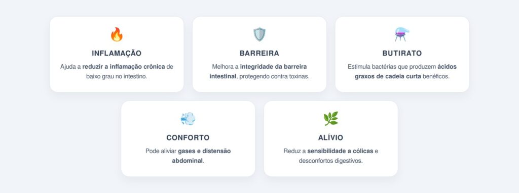 Como ela equilibra a flora intestinal?