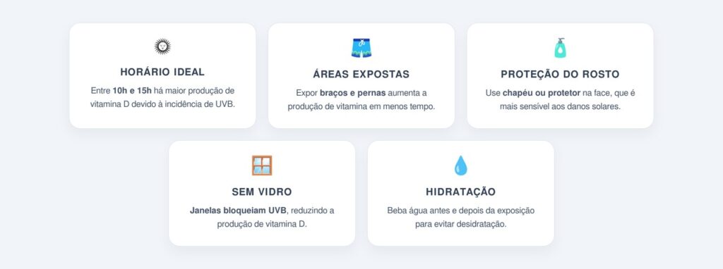 Qual o melhor horário e cuidados ao tomar sol?