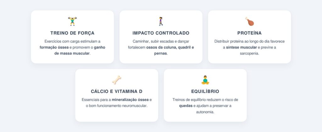 Quais hábitos preservam ossos e músculos ao mesmo tempo?