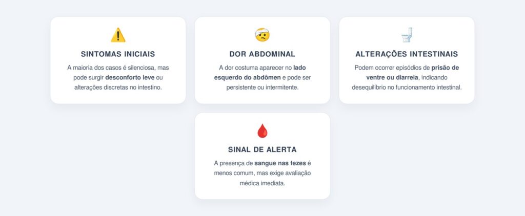 Sintomas e quando a diverticulose se torna um problema