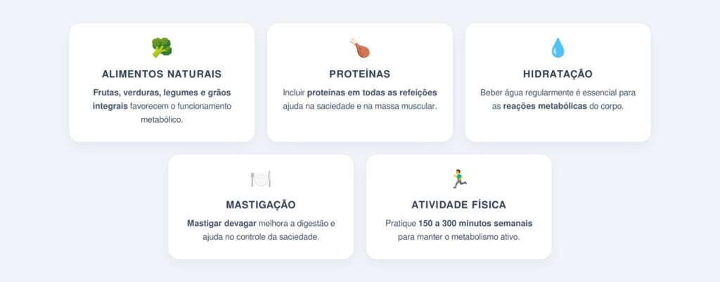 Como manter o metabolismo equilibrado?