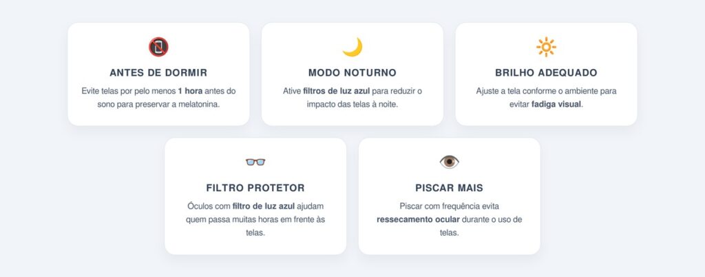 Como a luz azul afeta o sono e a visão?