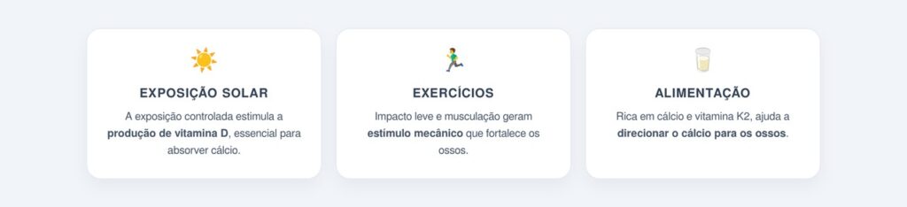 Quais são os 3 hábitos saudáveis recomendados?