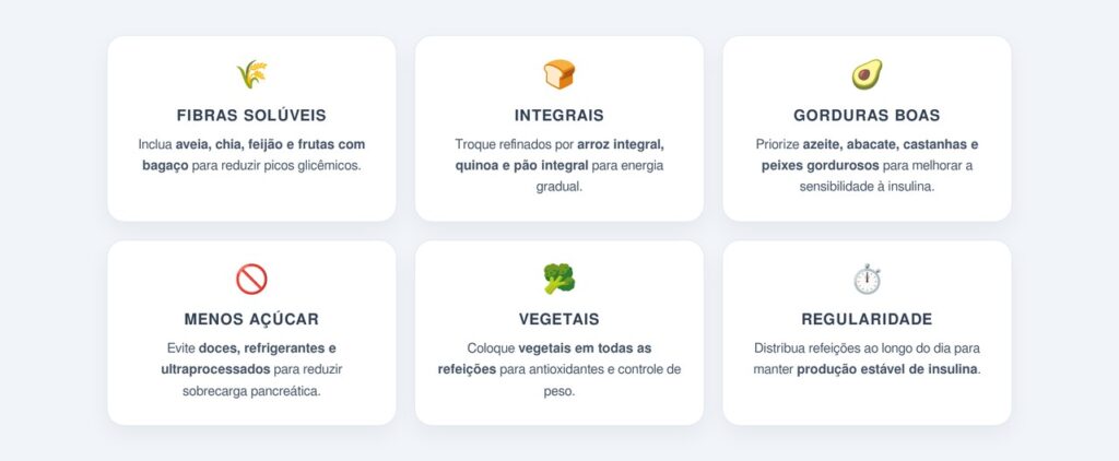 Seis dicas para proteger o pâncreas pela alimentação
