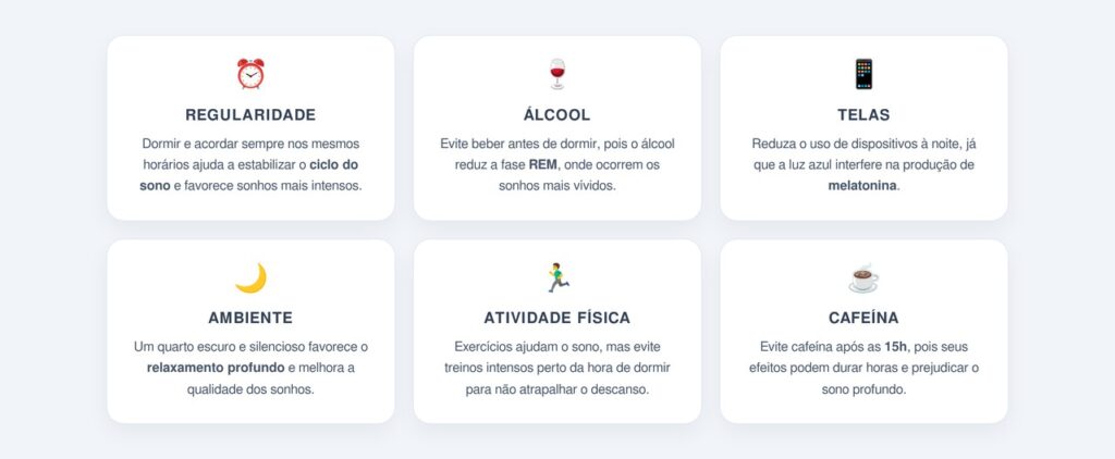 Como favorecer sonhos mais vívidos e reparadores?