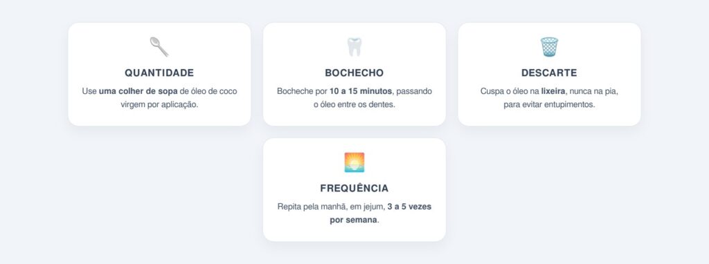 Como usar o óleo de coco contra o mau hálito?