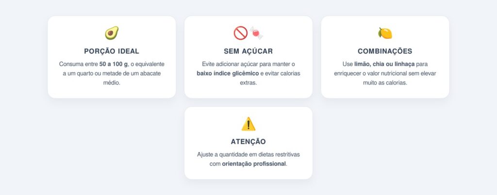 Porção adequada e cuidados importantes
