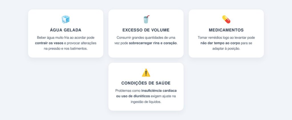 Erros comuns que podem prejudicar a saúde ao beber água em jejum