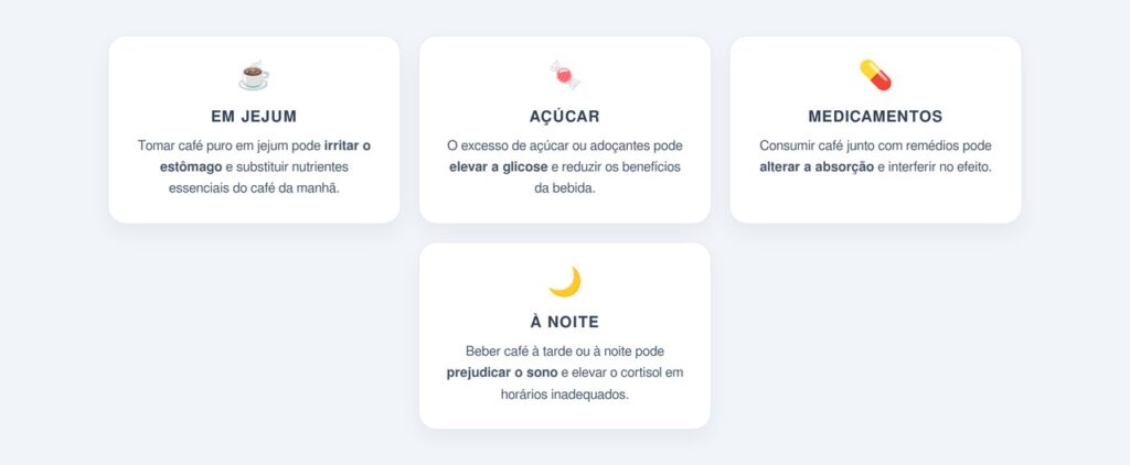 Erros comuns que pessoas acima de 50 cometem ao tomar café