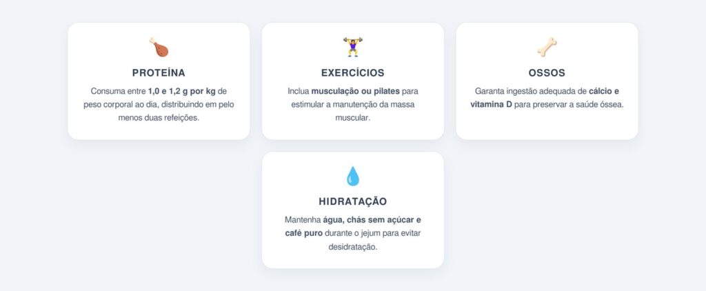 Cuidados essenciais para preservar músculos e evitar deficiências