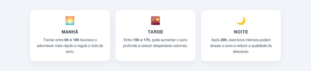 Exercício pela manhã comparado ao treino noturno