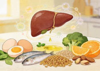 De quais nutrientes essenciais o fígado precisa para se regenerar e em quais alimentos eles são encontrados