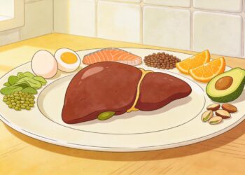 De quais nutrientes essenciais o fígado precisa para se regenerar e em quais alimentos eles são encontrados