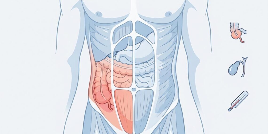 Dor abdominal do lado direito: que sinais de doença podem indicar?