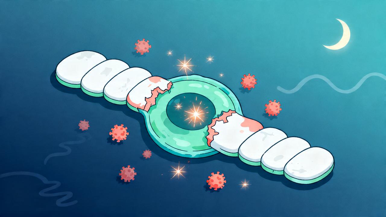 Privação de sono compromete reparo do DNA e desgaste dos telômeros.