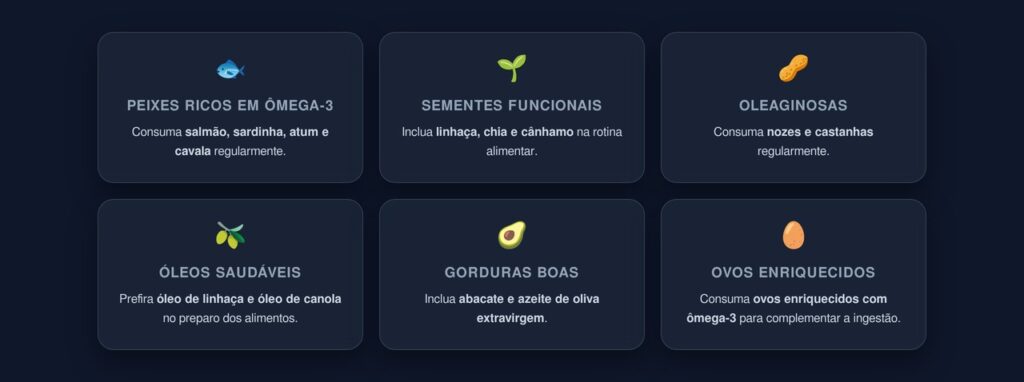 fonte de ômega-3