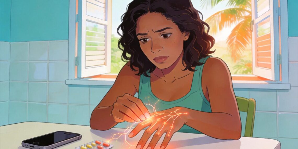 Formigamento constante nas mãos não é apenas má postura, mas sim deficiência de uma vitamina essencial