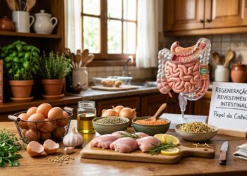 Uma dieta rica em cisteína pode promover a regeneração do revestimento intestinal