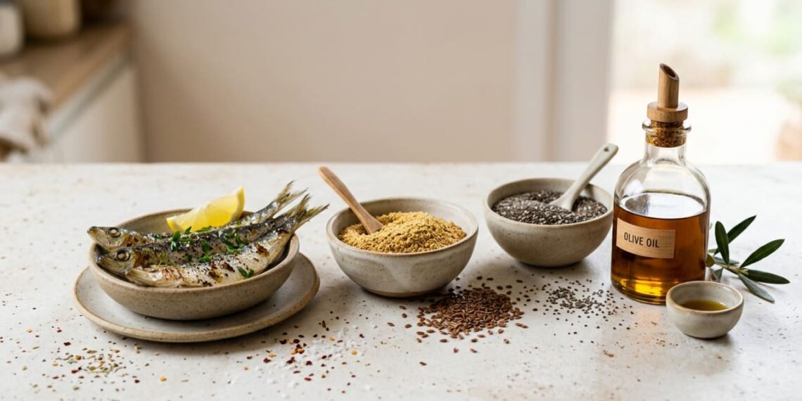 A falta de ômega-3 não se deve ao baixo consumo de peixe, mas sim à inflamação crônica que acelera seu consumo pelo organismo