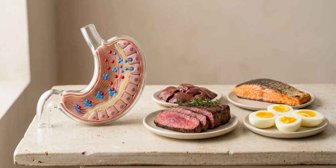 A falta de vitamina B12 não se deve ao veganismo, mas sim à gastrite atrófica que impede sua absorção no estômago