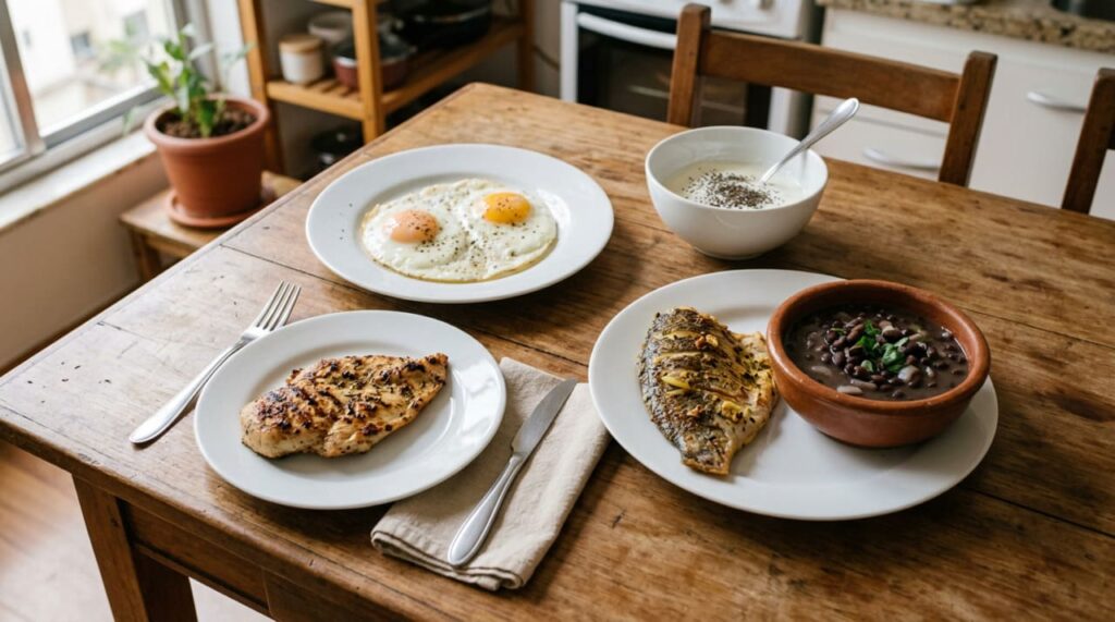 Quantas porções de proteína por dia você deve comer de acordo com a sua idade para preservar a massa muscular