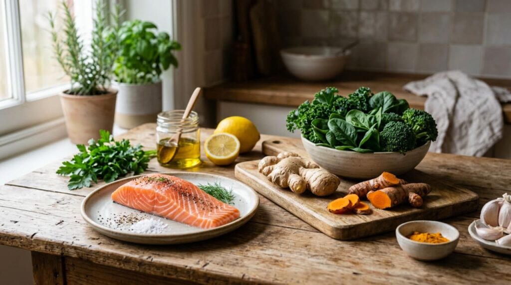 Inflamação silenciosa e os alimentos que ajudam a reduzir o inchaço no corpo