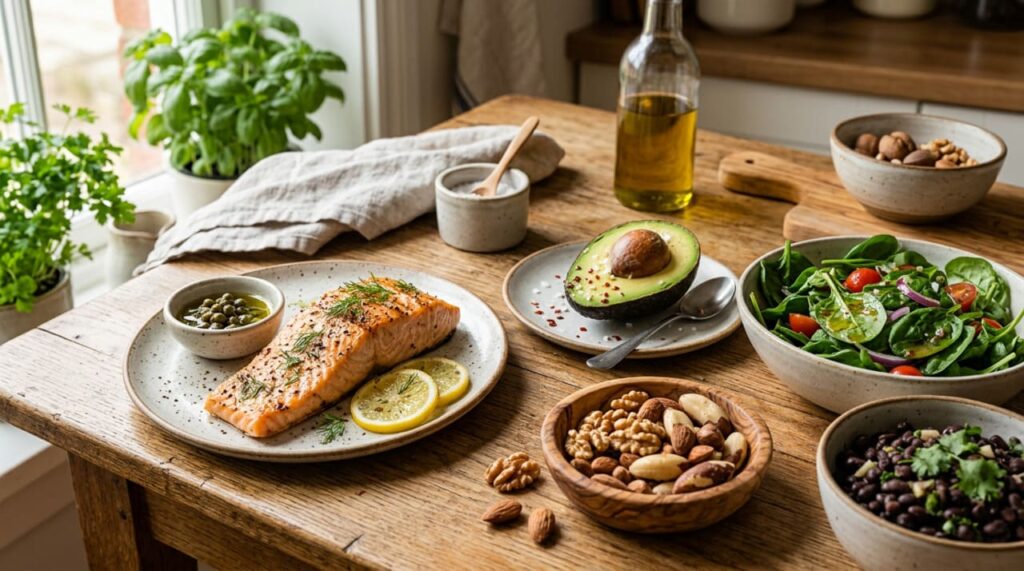 De quais nutrientes o coração precisa para se manter saudável e em quais alimentos eles são encontrados?