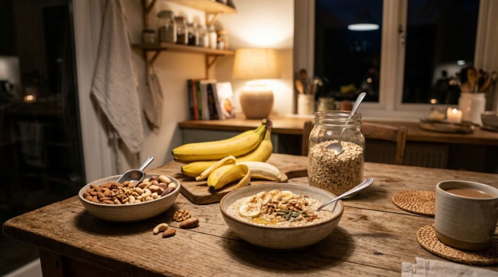 Alimentos que melhoram a qualidade do sono e reduzem a insônia em mulheres na menopausa