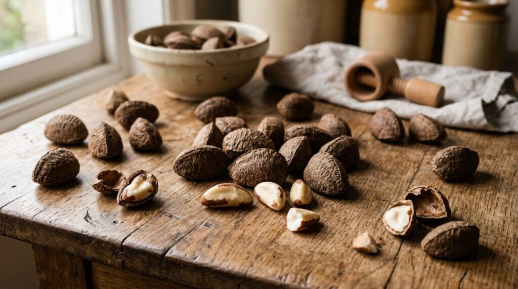 Incluir castanha-do-pará na sua rotina diária pode ser o impulso natural que a sua tireoide precisa