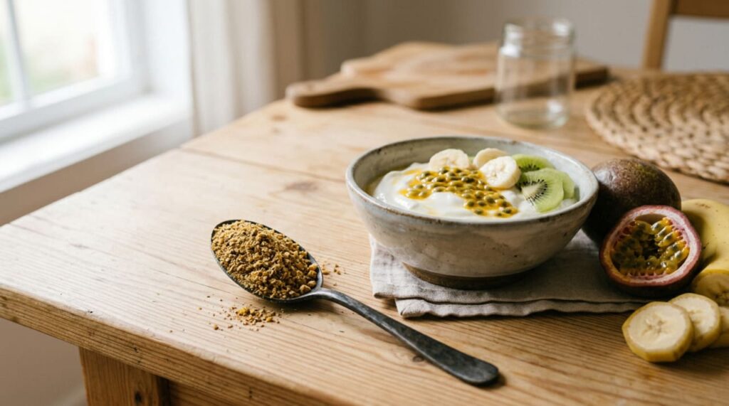 A "casca descartada" que protege o revestimento intestinal e melhora a absorção