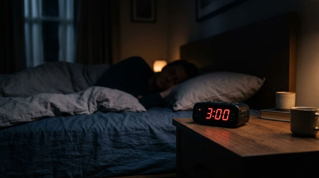 É por isso que você acorda de madrugada sempre no mesmo horário