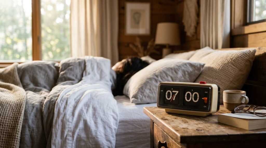 A que horas você deve ir para a cama para acordar revigorado e descansado às 7 da manhã?