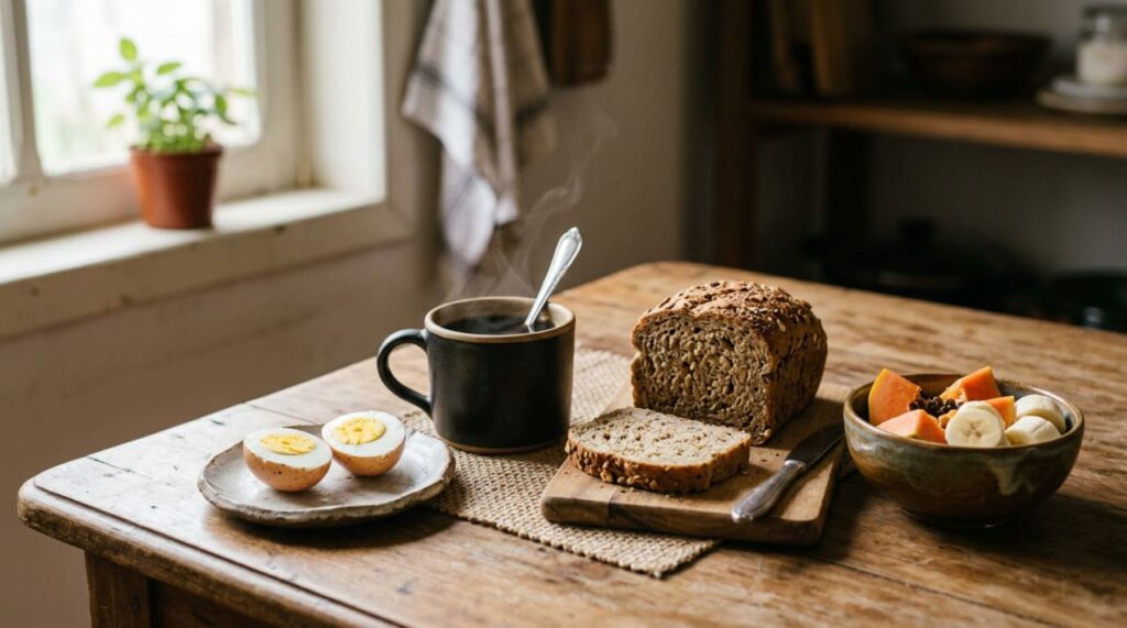 O ovo funciona muito bem para reduzir a fome ao longo da manhã