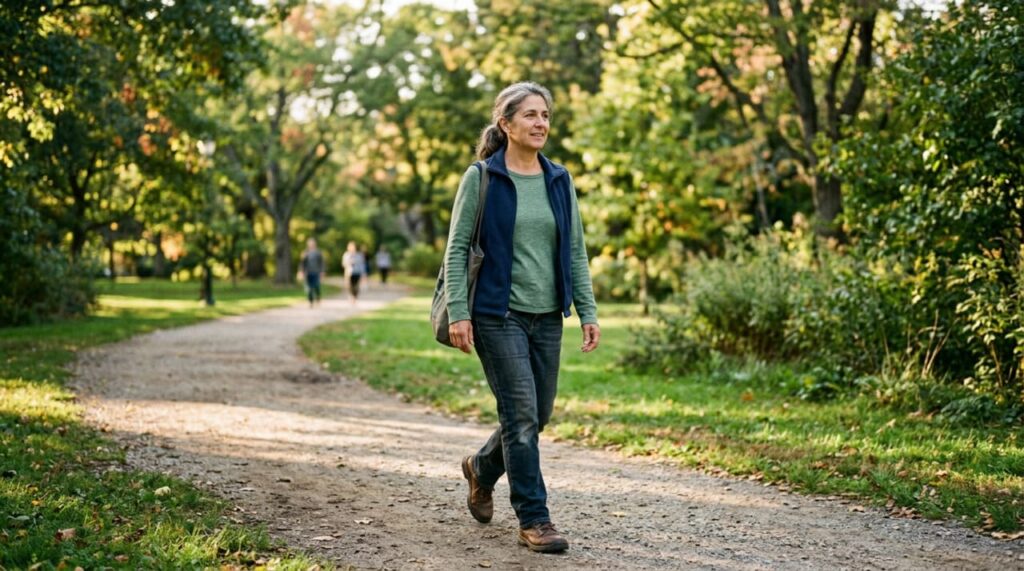 O que acontece com a sua pressão arterial quando você caminha todos os dias?