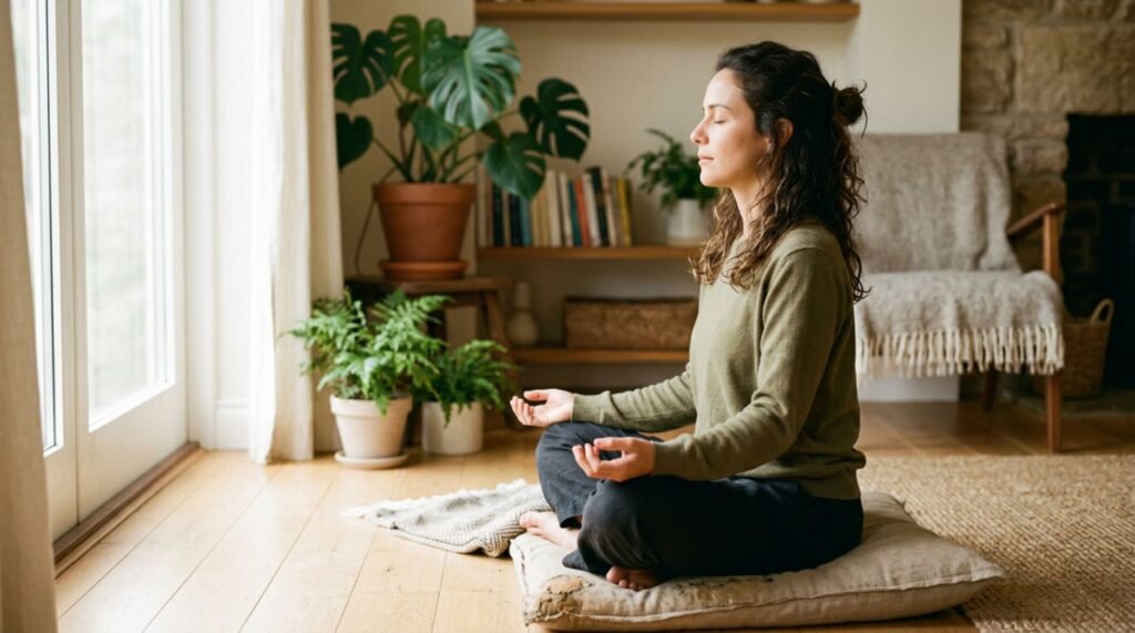 Da respiração à meditação e à rotina noturna: o guia prático para alcançar uma mente mais tranquila