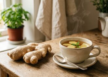 O gengibre funciona muito bem para aliviar enjoos e náuseas