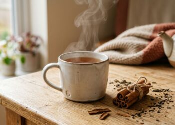 Quais são as propriedades curativas de beber chá de canela após as refeições?