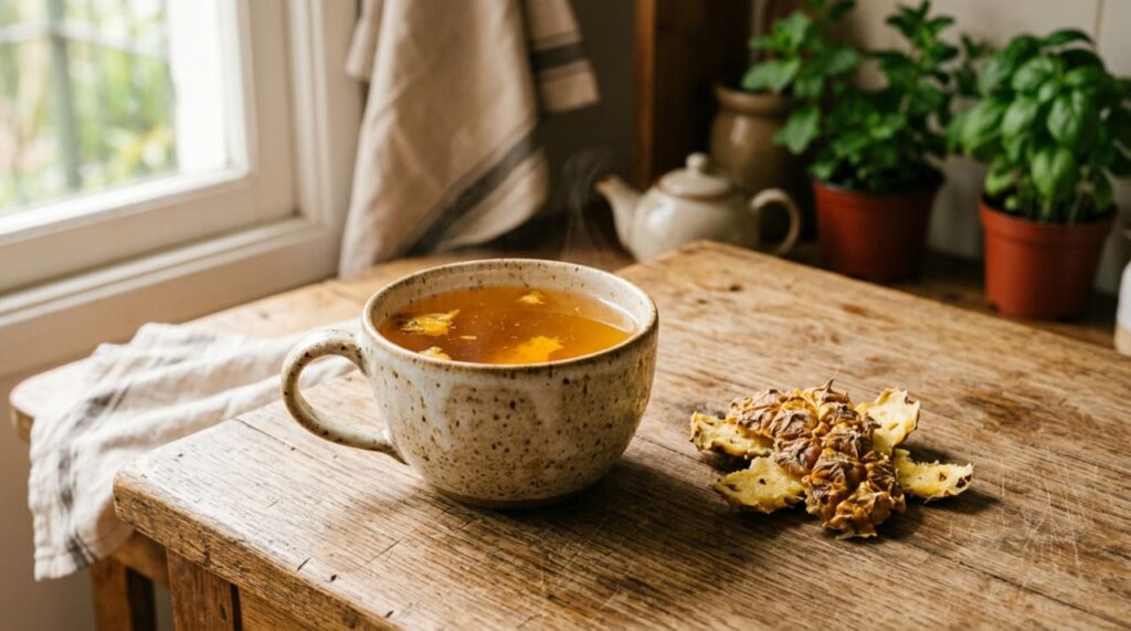 Quais são as propriedades curativas do chá de casca de abacaxi?